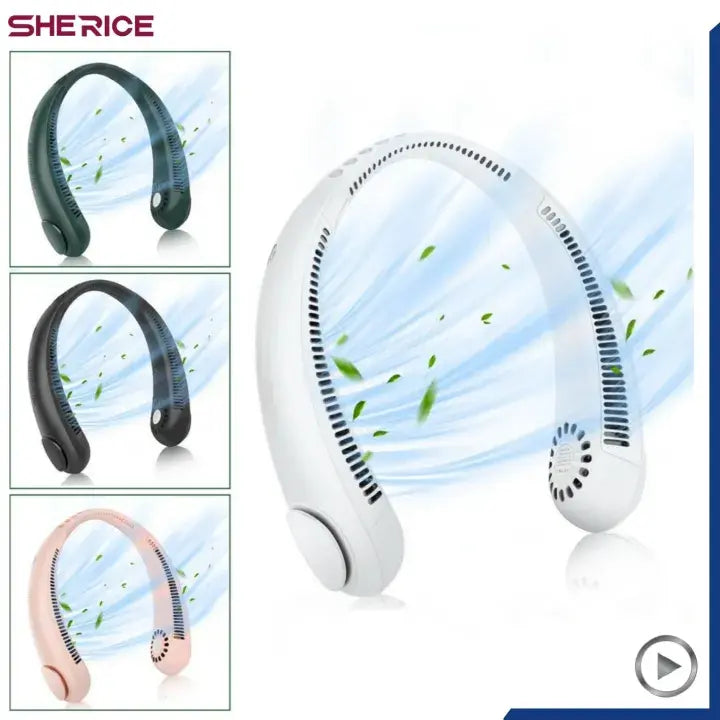 Electric Neck Fan with Cool Air