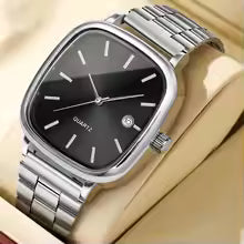 Casio Watch Silver + Black – كاسيو ووتش فضي + أسود