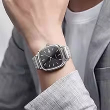 Casio Watch Silver + Black – كاسيو ووتش فضي + أسود