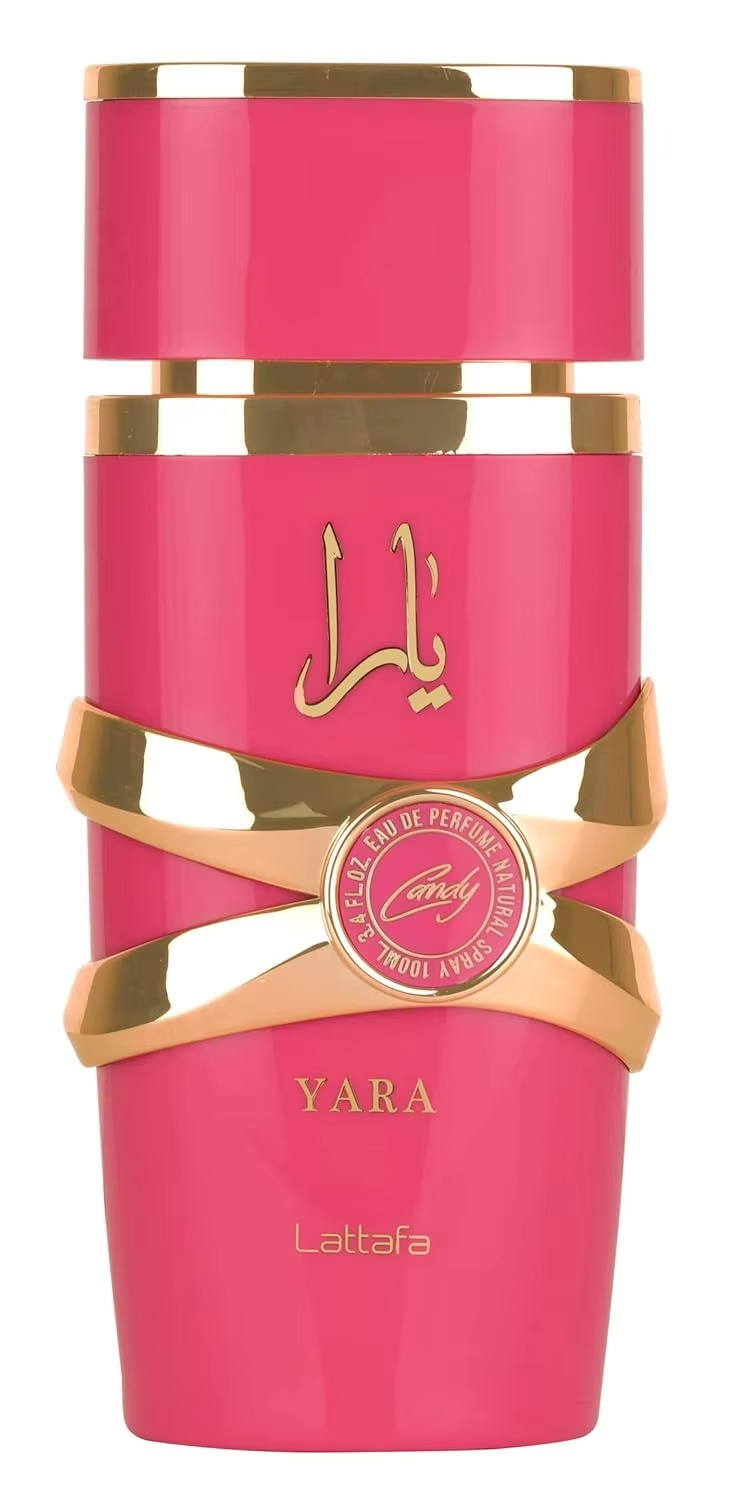 QuiQia Yara Pink Parfum with FREE 3ml Perfume Spray - Arabian Latafa Oud Long Lasting For Women - Sweet, Vanilla & Powdery - Eau De Parfum 100 ML