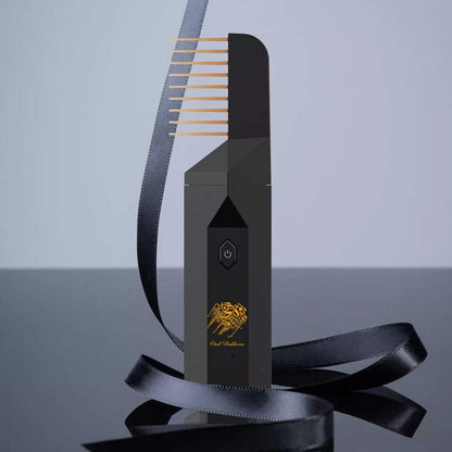 Bakhoor BoSidin Comb Incense Burner, Electric Incense Holders, USB Rechargeable Bukhoor Burner, Portable Oud Incense Burner, Aromatherapy and Style in One Device for Home Office & Car (Black)