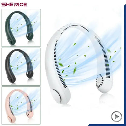 Electric Neck Fan with Cool Air