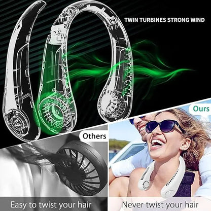 Electric Neck Fan with Cool Air