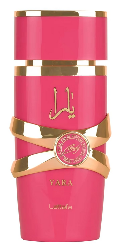 QuiQia Yara Pink Parfum with FREE 3ml Perfume Spray - Arabian Latafa Oud Long Lasting For Women - Sweet, Vanilla & Powdery - Eau De Parfum 100 ML